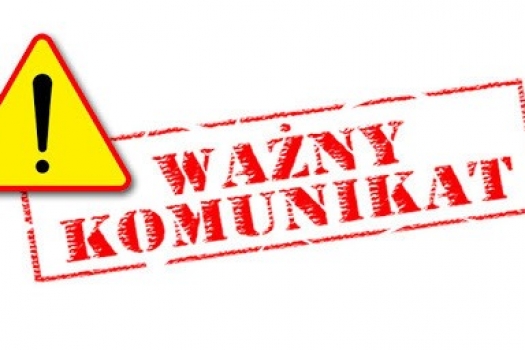 Komunikat dla mieszkańców Miasta Złotowa 